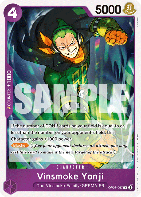 Vinsmoke Yonji — OP06-067 OP06-067