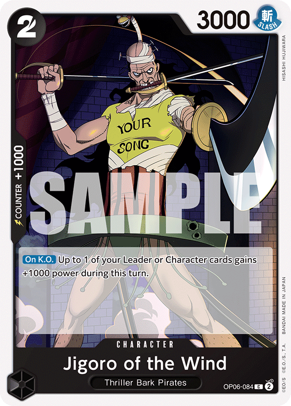 Jigoro of the Wind — OP06-084 OP06-084