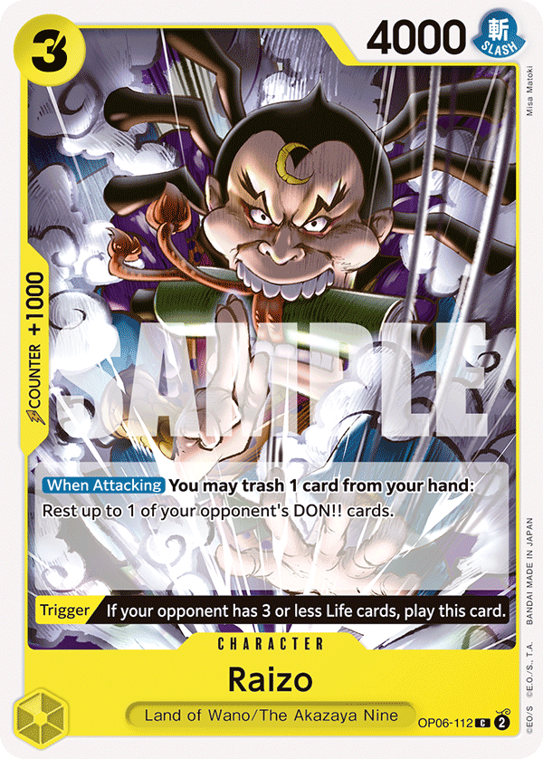 Raizo — OP06-112 OP06-112