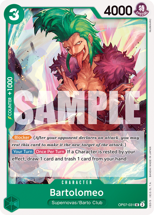 Bartolomeo — OP07-031 OP07-031
