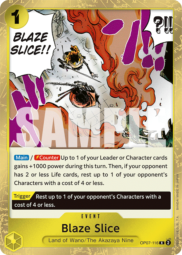 Blaze Slice — OP07-116 OP07-116
