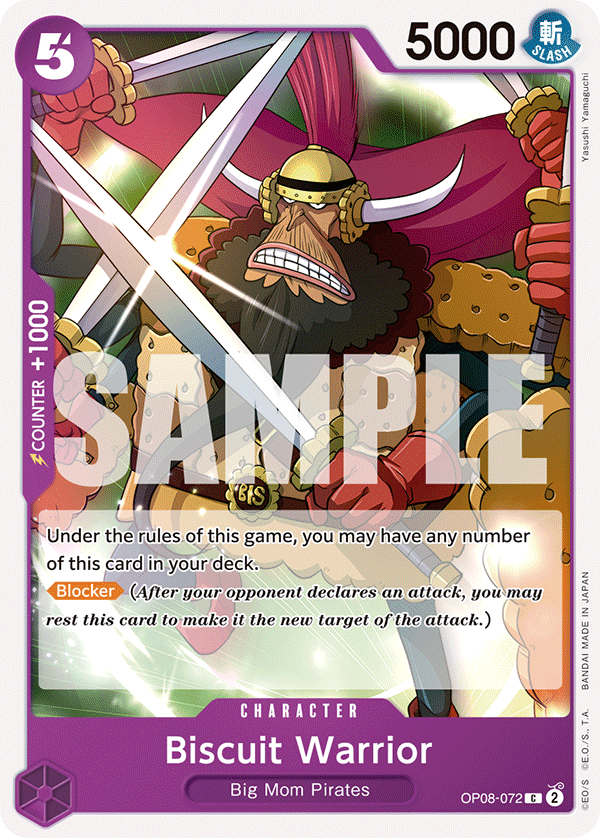 Biscuit Warrior — OP08-072 OP08-072