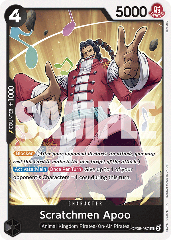 Scratchmen Apoo — OP08-087 OP08-087