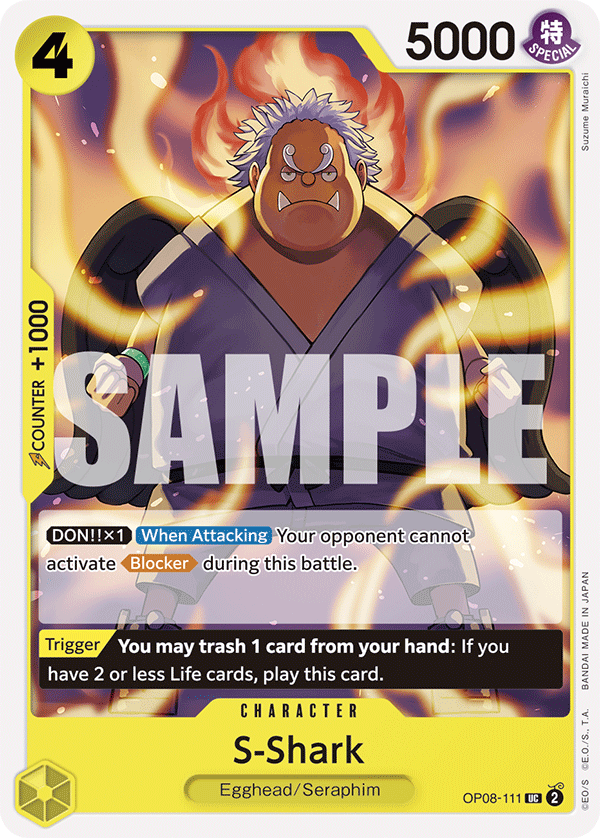 S-Shark — OP08-111 OP08-111