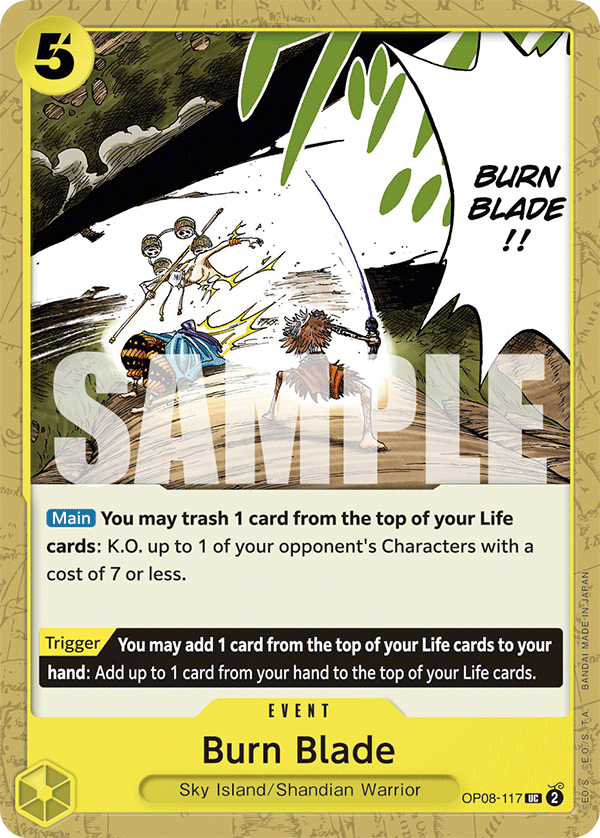 Burn Blade — OP08-117 OP08-117