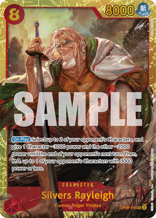 Silvers Rayleigh — OP08-118 OP08-118