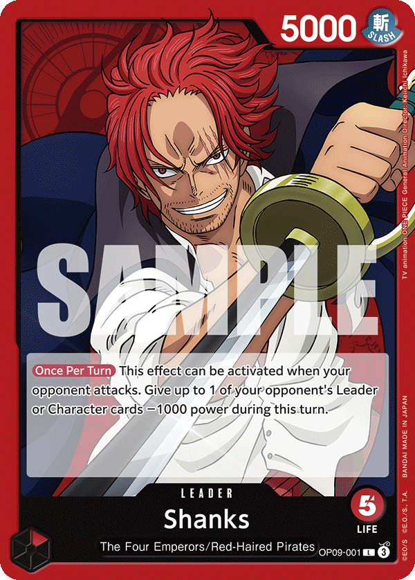 Shanks — OP09-001 OP09-001