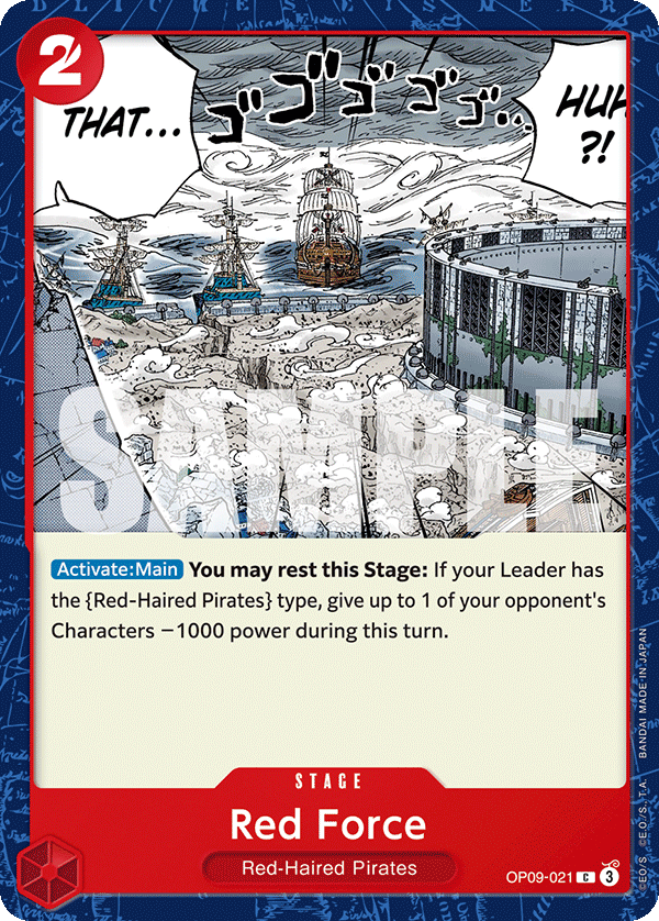 Red Force — OP09-021 OP09-021