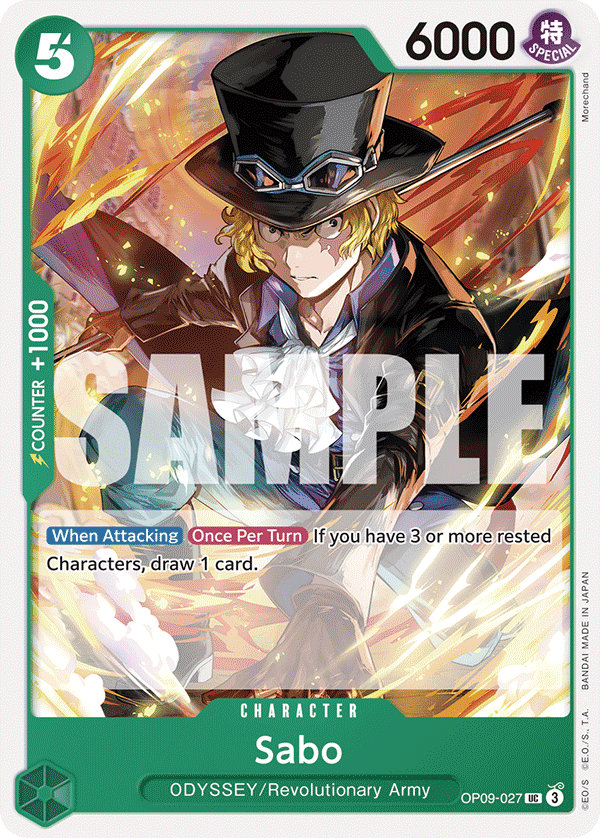 Sabo — OP09-027 OP09-027