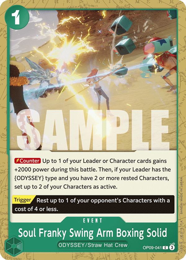Soul Franky Swing Arm Boxing Solid — OP09-041 OP09-041