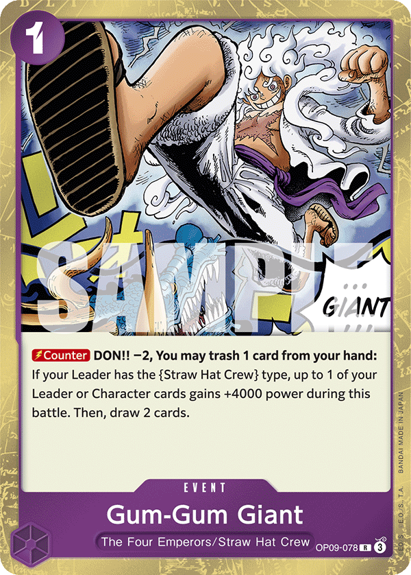 Gum-Gum Giant — OP09-078 OP09-078