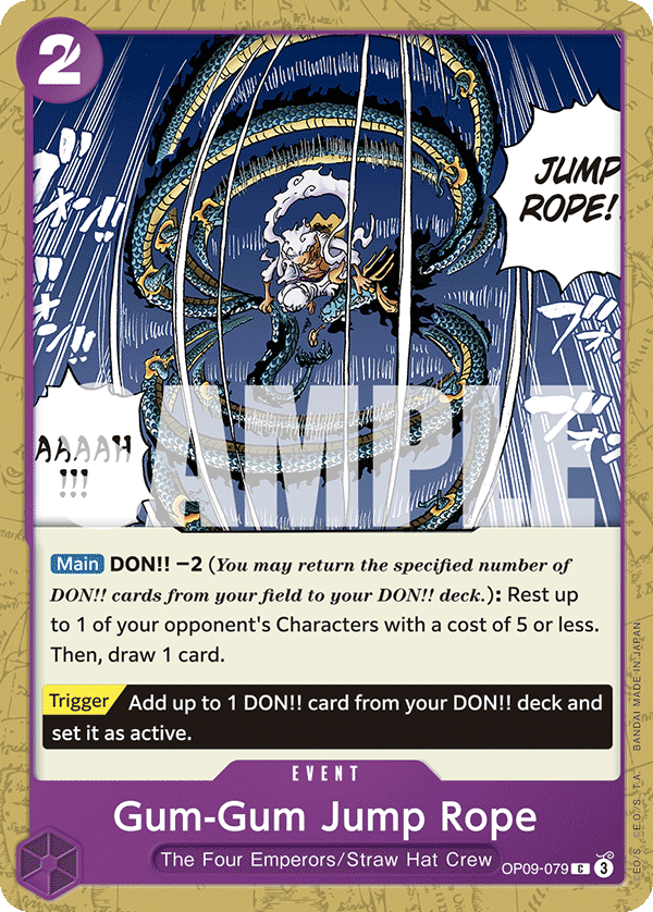 Gum-Gum Jump Rope — OP09-079 OP09-079
