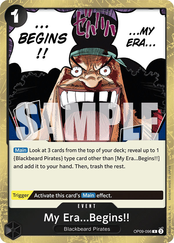 My Era...Begins!! — OP09-096 OP09-096