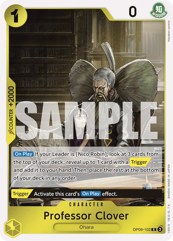 Professor Clover — OP09-102 OP09-102