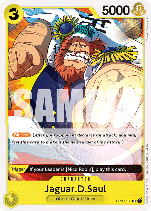 Jaguar.D.Saul — OP09-109 OP09-109