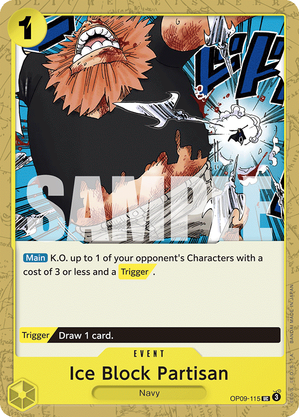 Ice Block Partisan — OP09-115 OP09-115