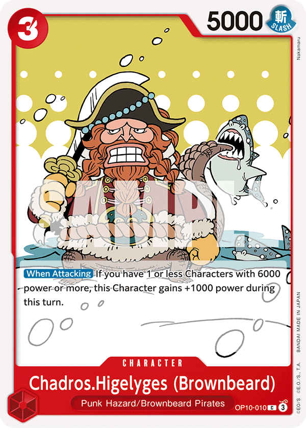 Chadros.Higelyges (Brownbeard) — OP10-010 OP10-010