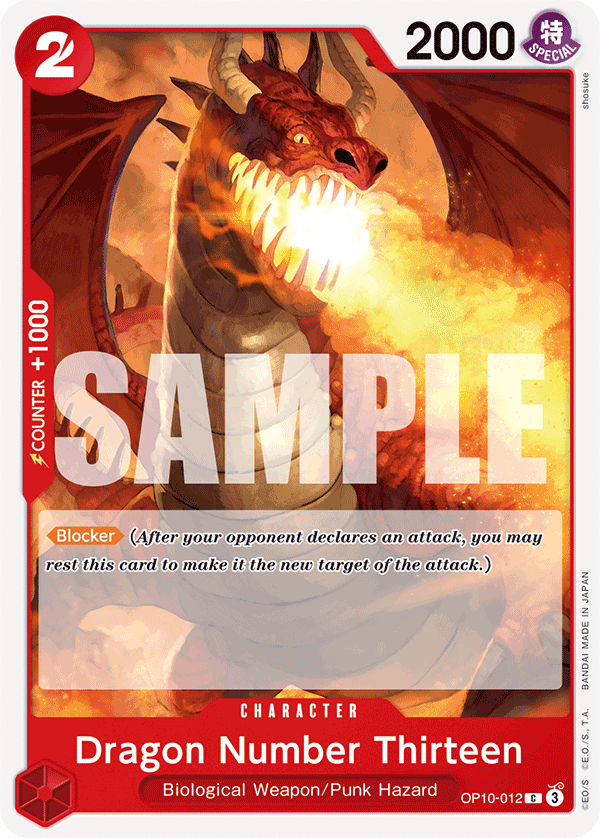 Dragon Number Thirteen — OP10-012 OP10-012