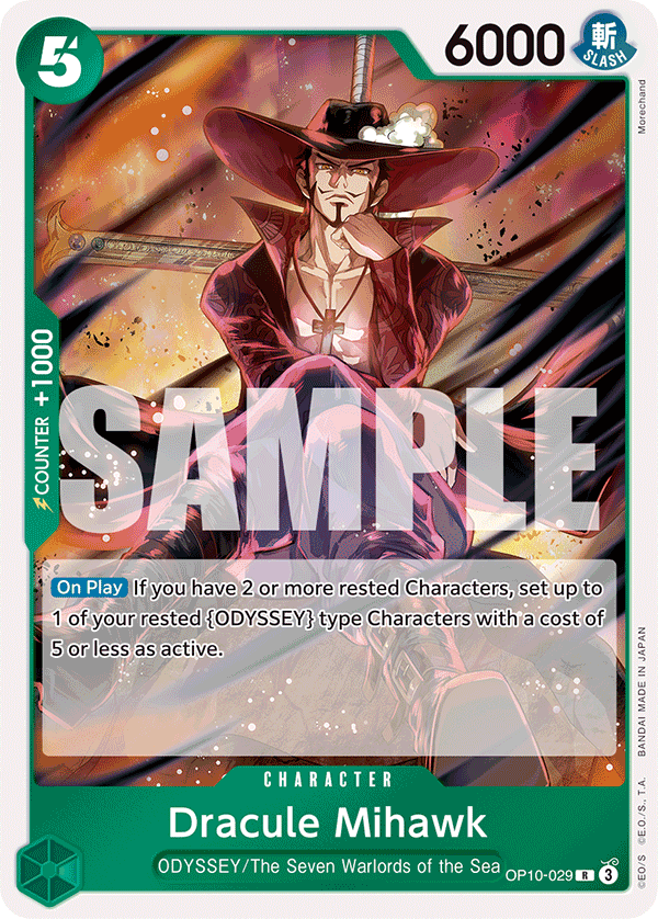 Dracule Mihawk — OP10-029 OP10-029