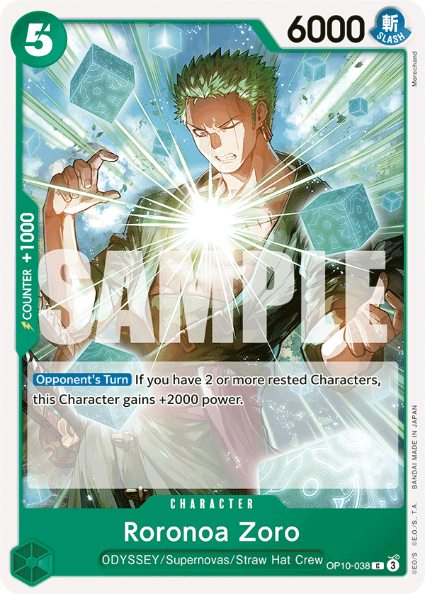 Roronoa Zoro — OP10-038 OP10-038