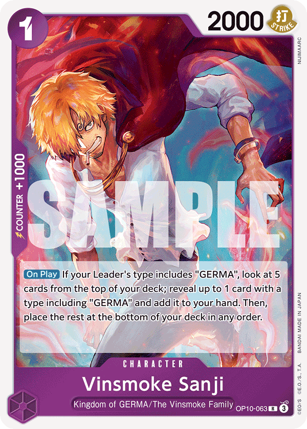 Vinsmoke Sanji — OP10-063 OP10-063