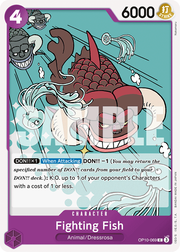 Fighting Fish — OP10-069 OP10-069