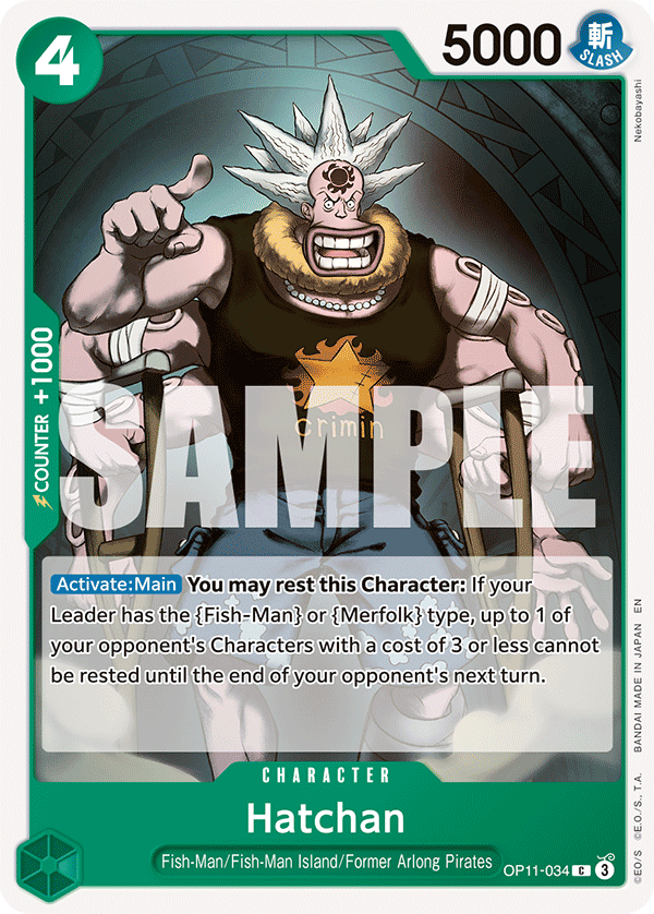 Hatchan — OP11-034 OP11-034