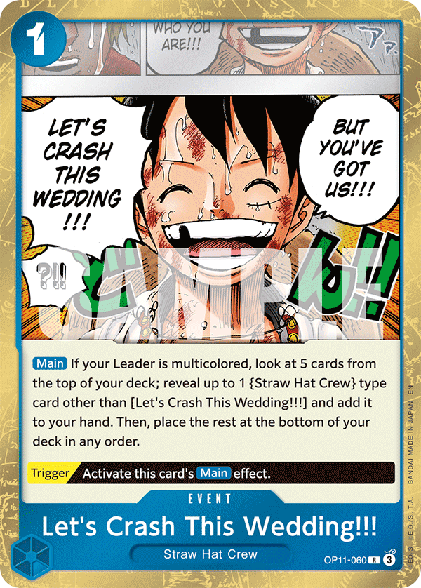 Let's Crash This Wedding!!! — OP11-060 OP11-060