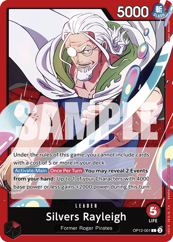 Silvers Rayleigh — OP12-001 OP12-001