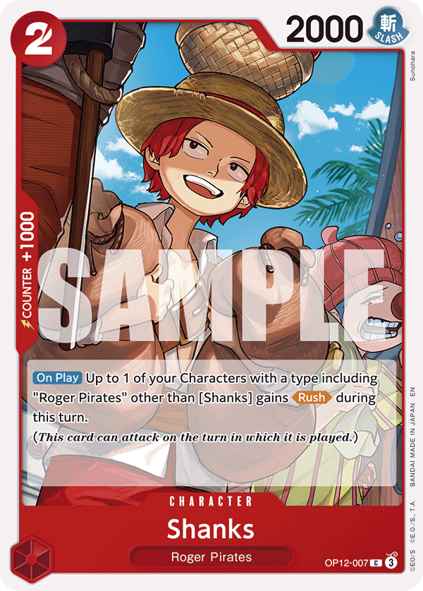 Shanks — OP12-007 OP12-007
