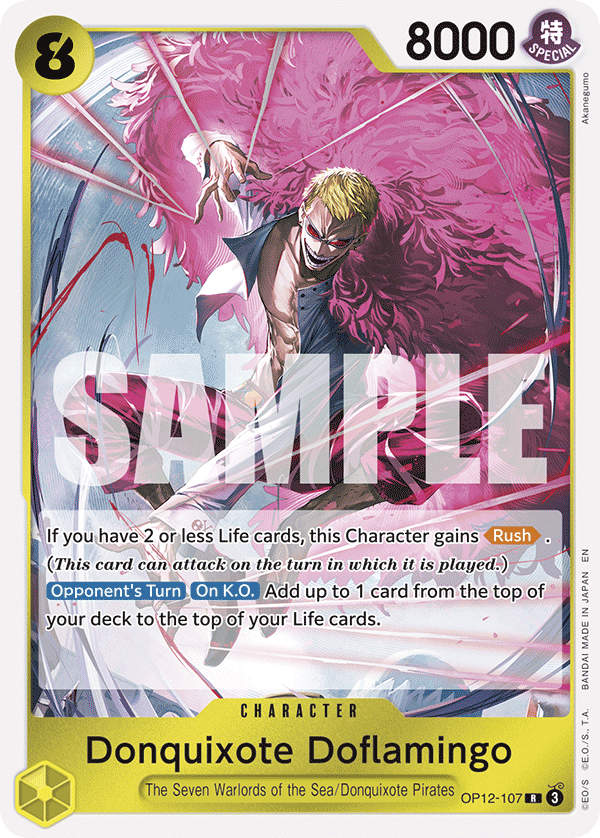 Donquixote Doflamingo — OP12-107 OP12-107