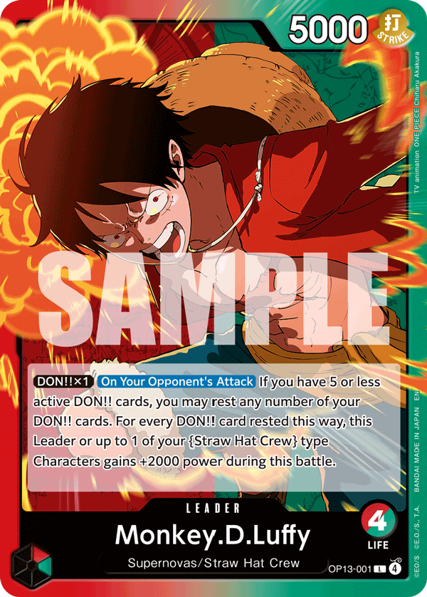 Monkey.D.Luffy — OP13-001 OP13-001