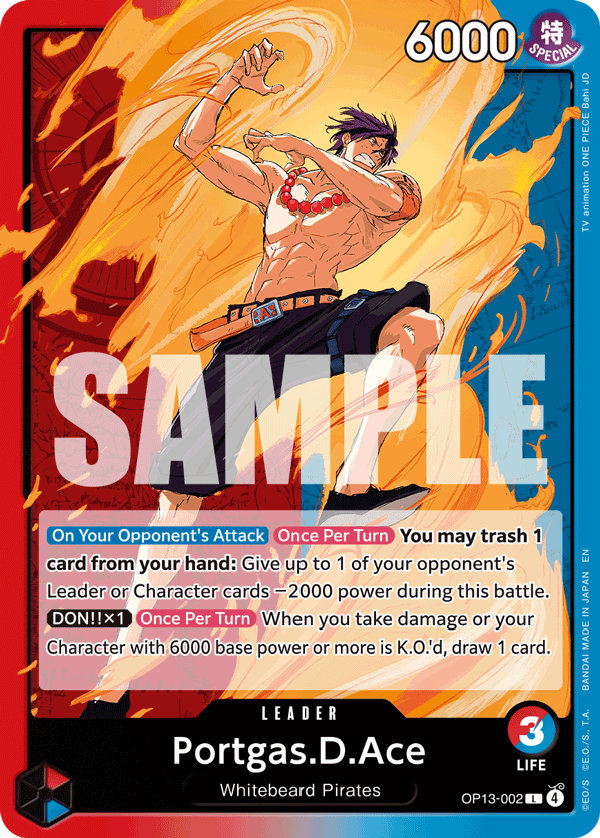 Portgas.D.Ace — OP13-002 OP13-002