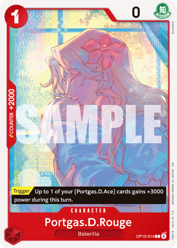 Portgas.D.Rouge — OP13-014 OP13-014