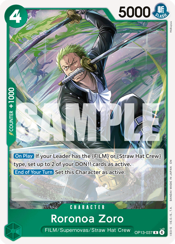 Roronoa Zoro — OP13-037 OP13-037