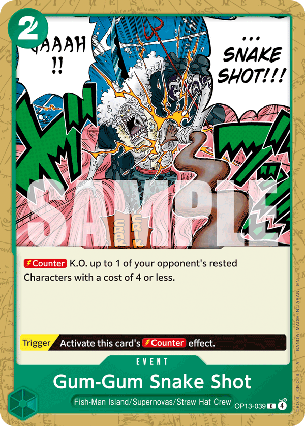 Gum-Gum Snake Shot — OP13-039 OP13-039