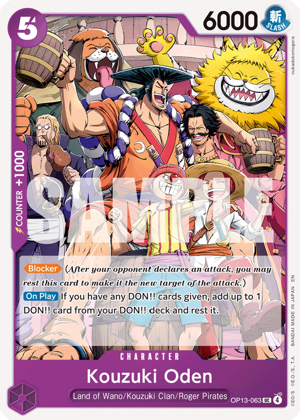 Kouzuki Oden — OP13-063 OP13-063