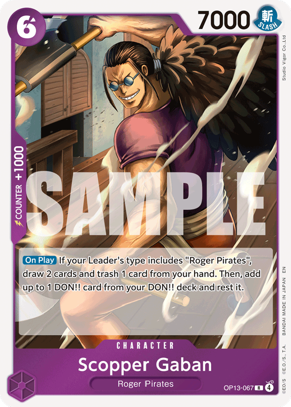 Scopper Gaban — OP13-067 OP13-067
