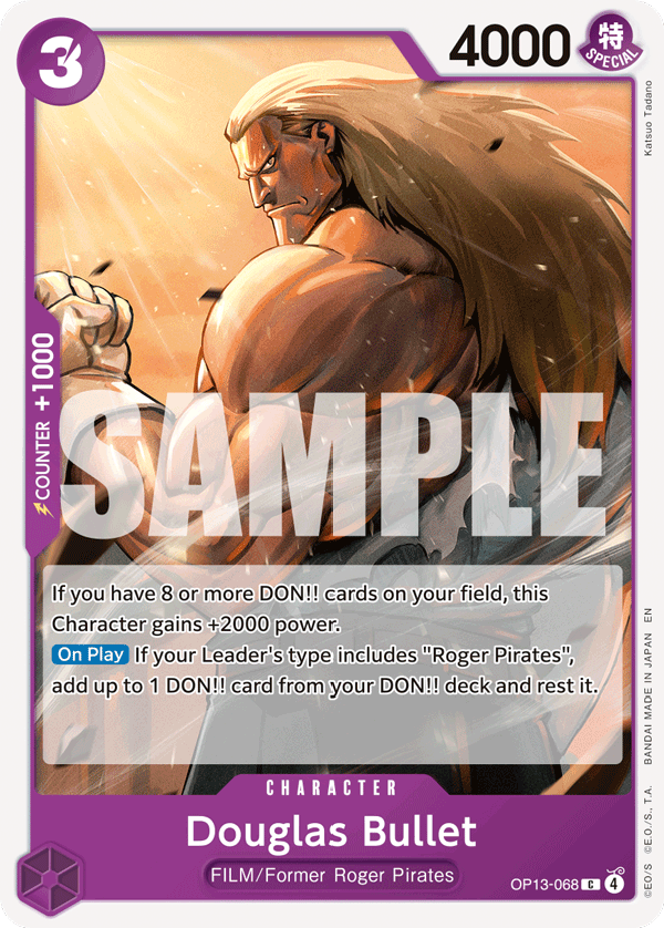 Douglas Bullet — OP13-068 OP13-068