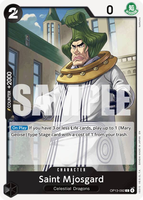 Saint Mjosgard — OP13-092 OP13-092