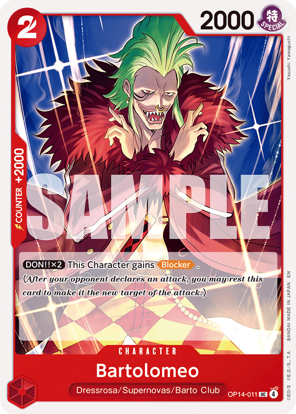 Bartolomeo — OP14-011 OP14-011