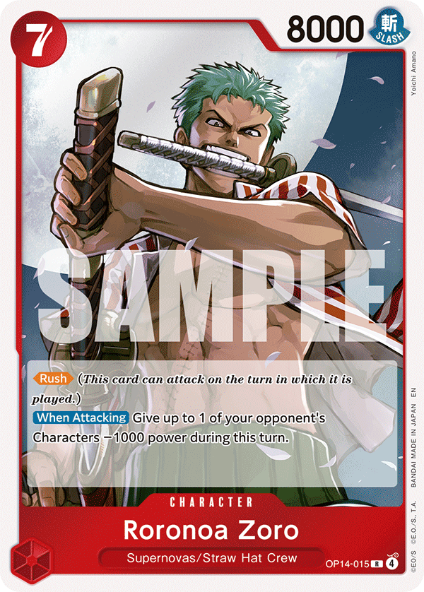 Roronoa Zoro — OP14-015 OP14-015