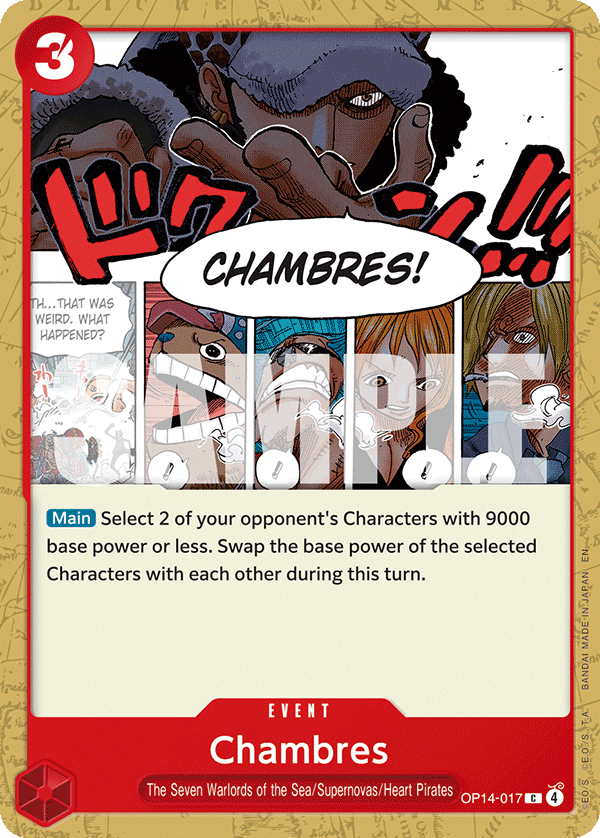 Chambres — OP14-017 OP14-017