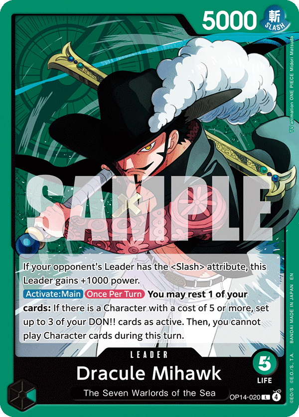 Dracule Mihawk — OP14-020 OP14-020