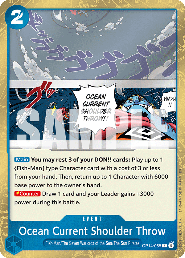 Ocean Current Shoulder Throw — OP14-058 OP14-058