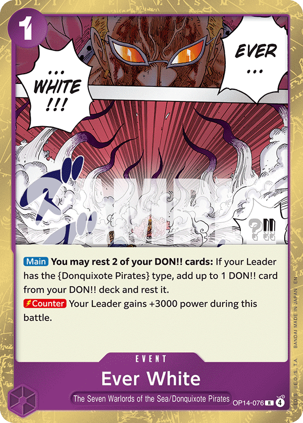 Ever White — OP14-076 OP14-076
