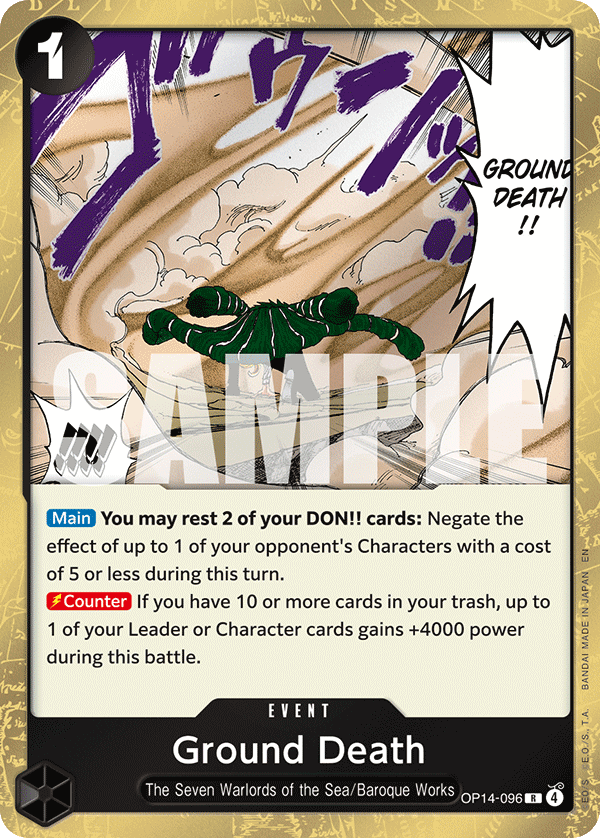Ground Death — OP14-096 OP14-096