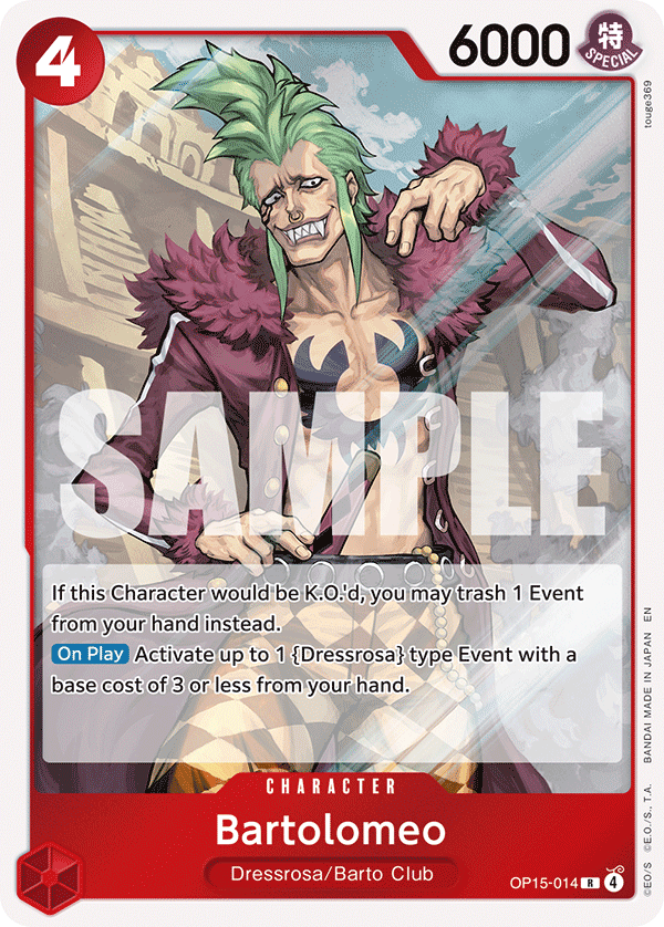 Bartolomeo — OP15-014 OP15-014