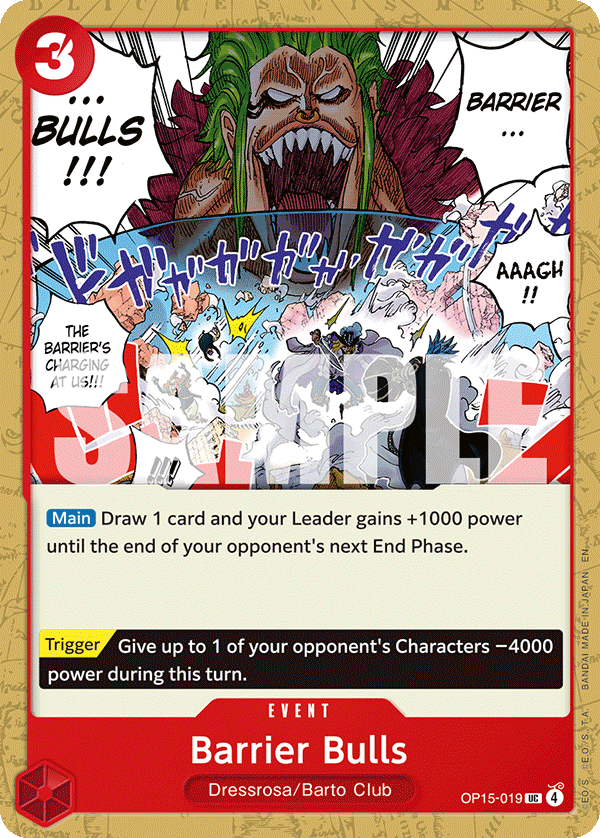 Barrier Bulls — OP15-019 OP15-019
