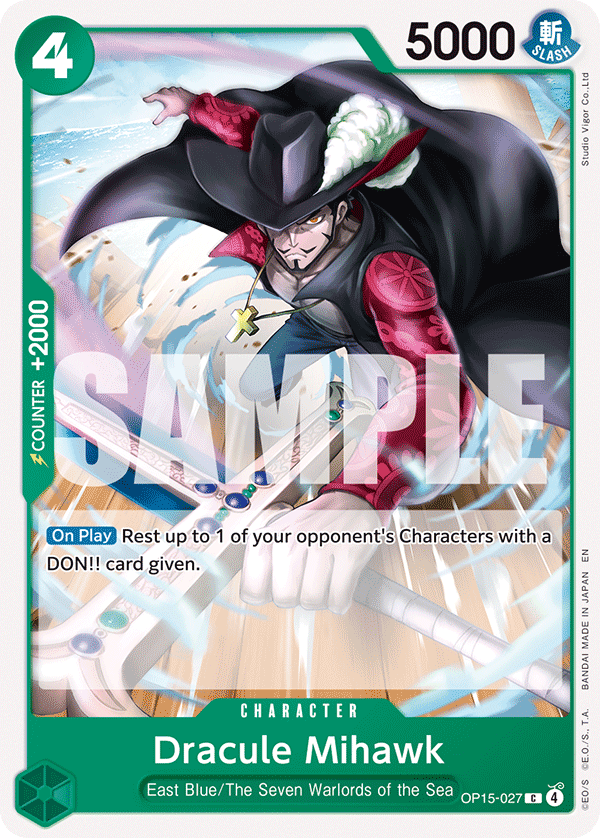 Dracule Mihawk — OP15-027 OP15-027